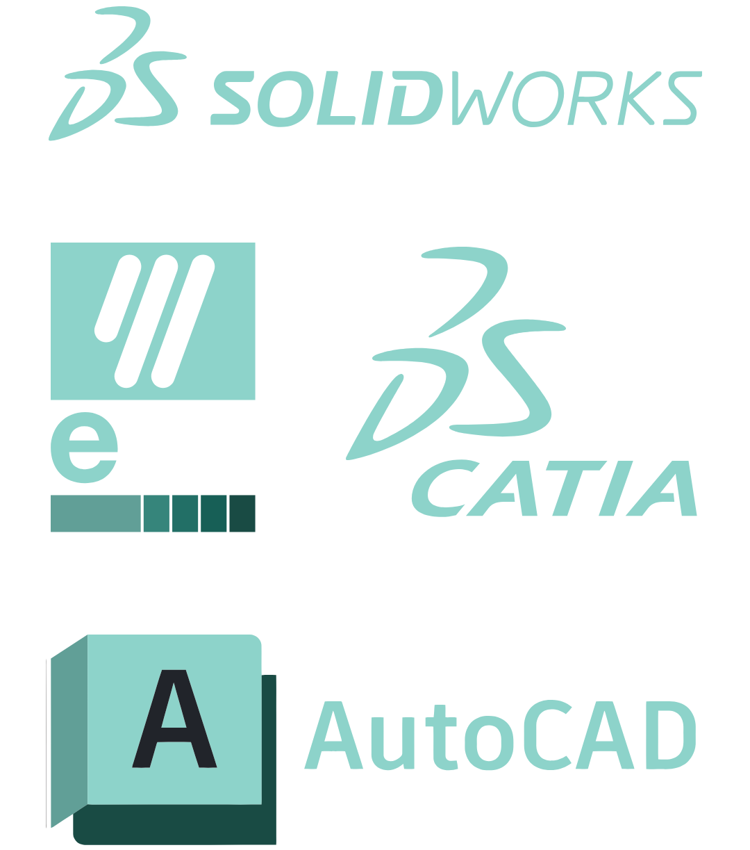 Icônes logiciels industriels